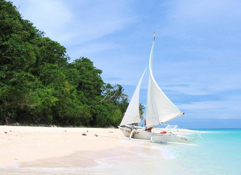 Picture 3 for Activity Boracay: Private Traditional Bamboo Boat Sailing Tour