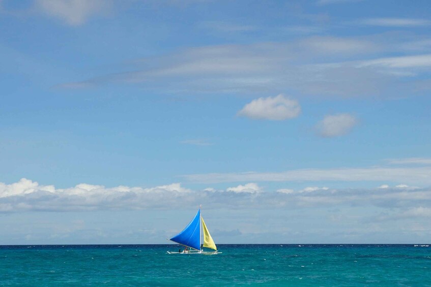 Picture 2 for Activity Boracay: Private Traditional Bamboo Boat Sailing Tour