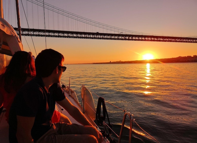 Picture 6 for Activity Lisbon: Private Yacht Tour Along Coast and Sunset Views