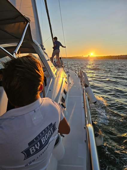 Picture 10 for Activity Lisbon: Private Yacht Tour Along Coast and Sunset Views
