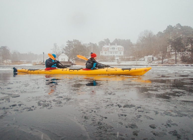 Picture 8 for Activity Stockholm: Winter Kayaking, Swedish Fika, and Hot Sauna