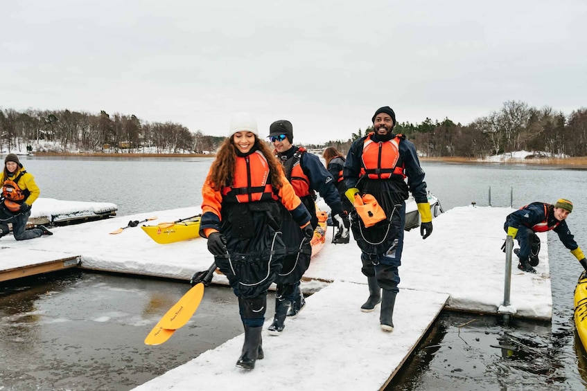 Picture 11 for Activity Stockholm: Winter Kayaking, Swedish Fika, and Hot Sauna