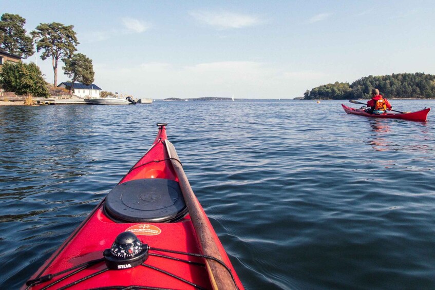 Picture 31 for Activity Stockholm: Archipelago Winter Kayaking and Fika Experience