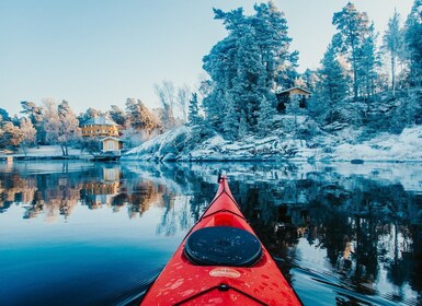 Stockholm: Kajakfahren im Winter, schwedische Fika und heiße Sauna