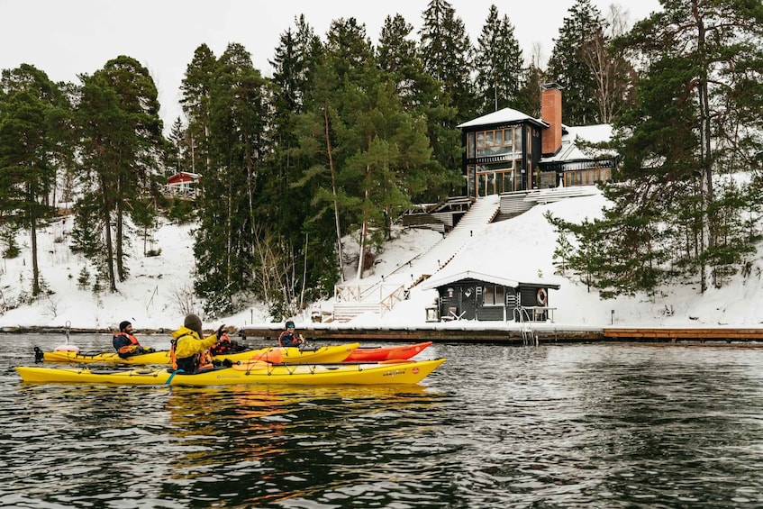 Picture 7 for Activity Stockholm: Winter Kayaking, Swedish Fika, and Hot Sauna