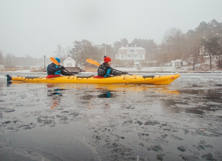 Picture 8 for Activity Stockholm: Winter Kayaking, Swedish Fika, and Hot Sauna