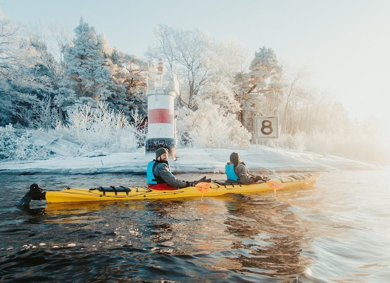 Picture 5 for Activity Stockholm: Winter Kayaking, Swedish Fika, and Hot Sauna