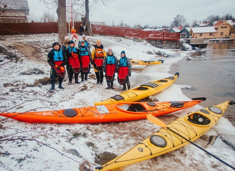 Picture 2 for Activity Stockholm: Winter Kayaking, Swedish Fika, and Hot Sauna