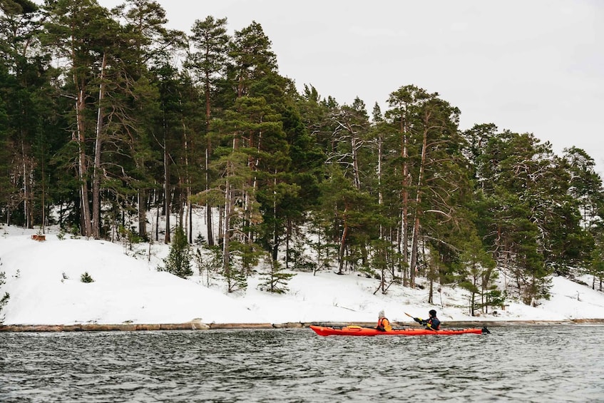 Picture 9 for Activity Stockholm: Winter Kayaking, Swedish Fika, and Hot Sauna