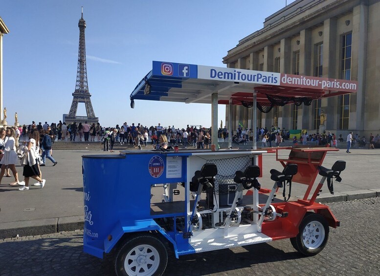 Paris: 1.5-Hour Eiffel Tower Beer Bike Tour