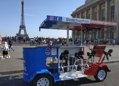 Paris: 1,5 timmars cykeltur med öl från Eiffeltornet