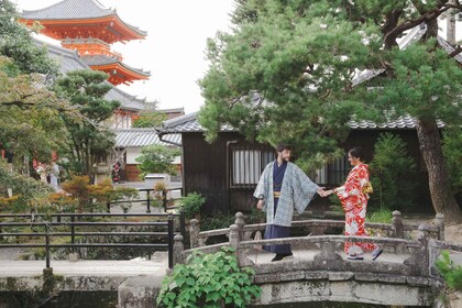 Kyoto : Séance photo avec un photographe de vacances privé