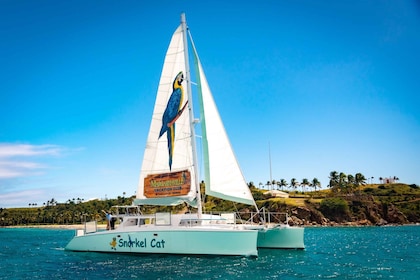 St. Thomas: gita in barca a vela con snorkeling, colazione e pranzo