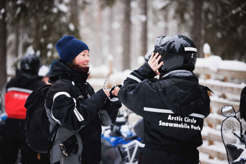 Picture 10 for Activity Rovaniemi: Arctic Circle Highlights by Snowmobile