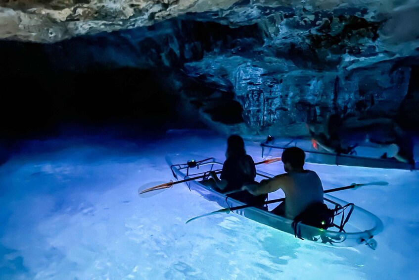 Picture 8 for Activity Pula: Night-Time Sea Kayaking Tour in Transparent Kayak