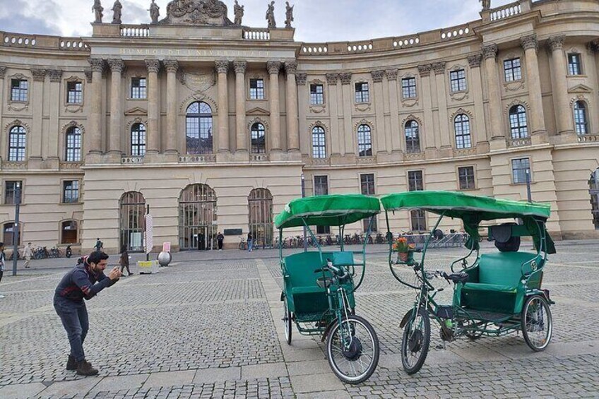 2025 Multi Berlin Rickshaw for Groups and Famiily Historical Highlights Bebelplatz