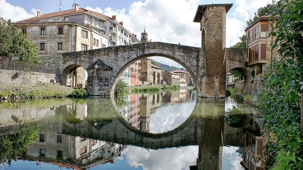 Old Medieval Bridge in Regional Spain San Sebastian
