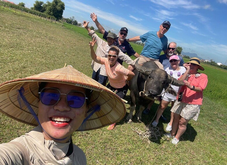 Picture 55 for Activity Hoi An: Bike Tour with Buffalo Riding & Lantern-Making Class