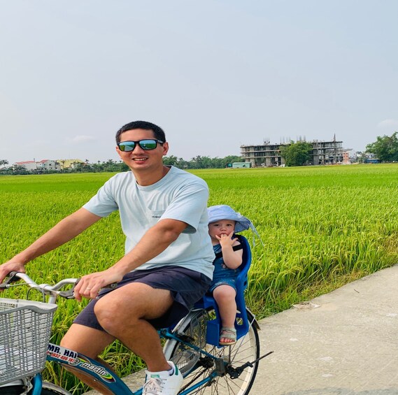 Picture 27 for Activity Hoi An: Bike Tour with Buffalo Riding & Lantern-Making Class