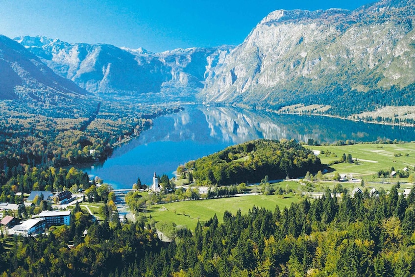 Picture 3 for Activity From Ljubljana: Lake Bled and Bohinj Trip with Vintgar Gorge