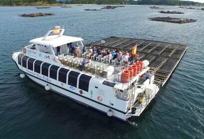 De Santiago : Tour à Rias Baixas avec excursion en bateau et cave