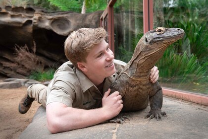 ブリスベン発：オーストラリア動物園送迎と入園チケット