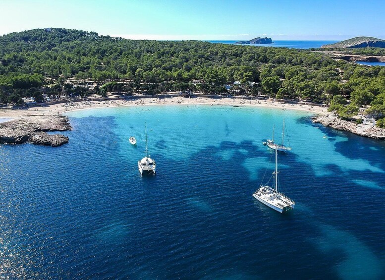 Picture 1 for Activity Ibiza: Beach and Cave Snorkeling Tour by Boat