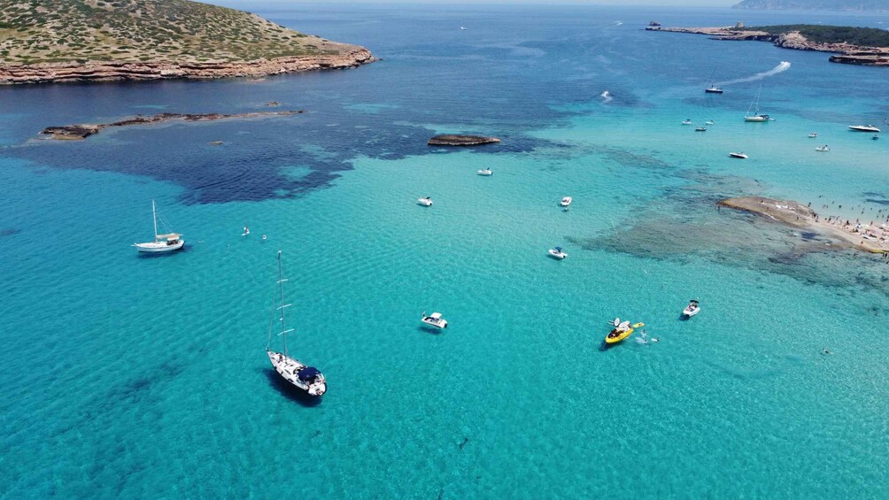 Picture 5 for Activity Ibiza: Beach and Cave Snorkeling Tour by Boat