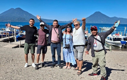 From Antigua: Lake Atitlan Boat Trip with Maya Villages Tour