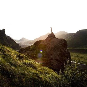 Hvolsvöllur: Private Thorsmork Guided Day Hike by Super Jeep