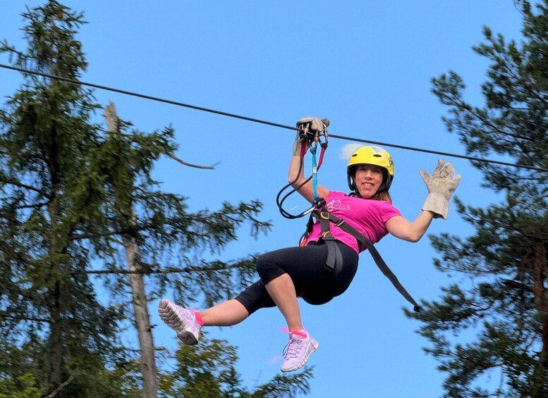 Picture 7 for Activity Bled: Rafting and Zipline Tour