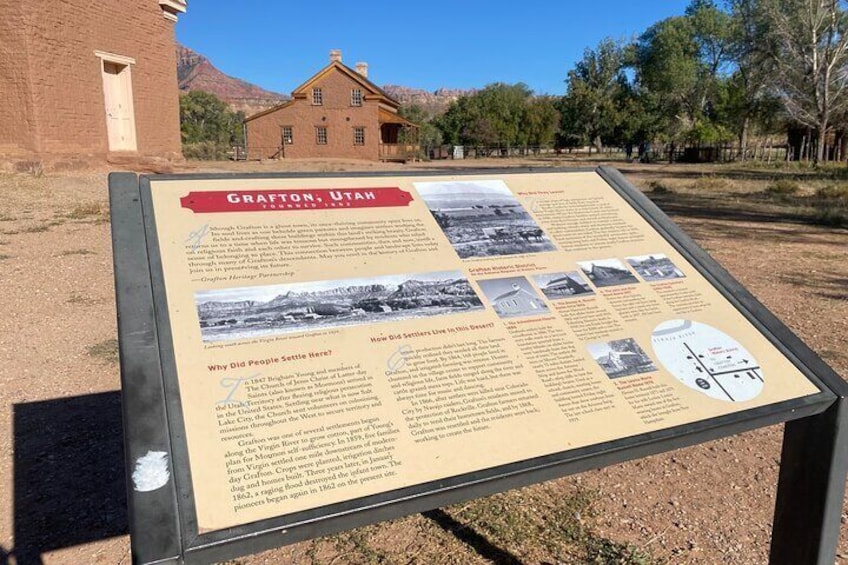Learn about Grafton Ghost Town on a Zion Adventure Tour