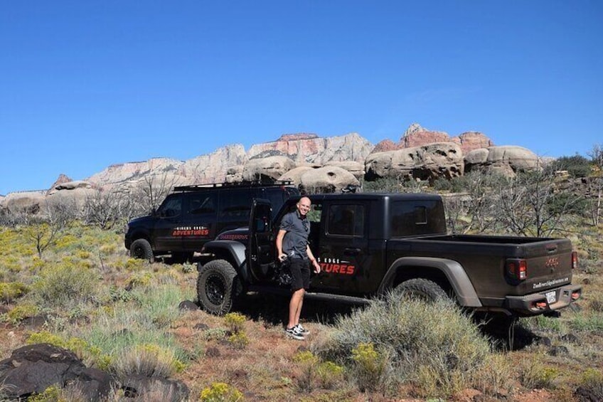 Arrive for the hike to the Zion Cliffside viewing point