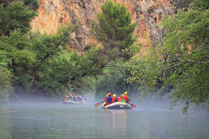 Picture 3 for Activity Calasparra: Almadenes Canyon Rafting with Caves and Rock Art