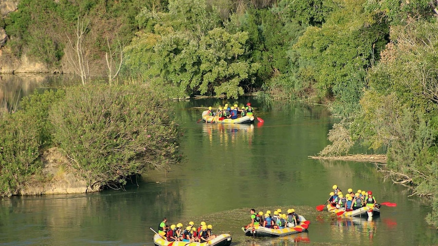 Calasparra: Almadenes Canyon Rafting with Caves and Rock Art