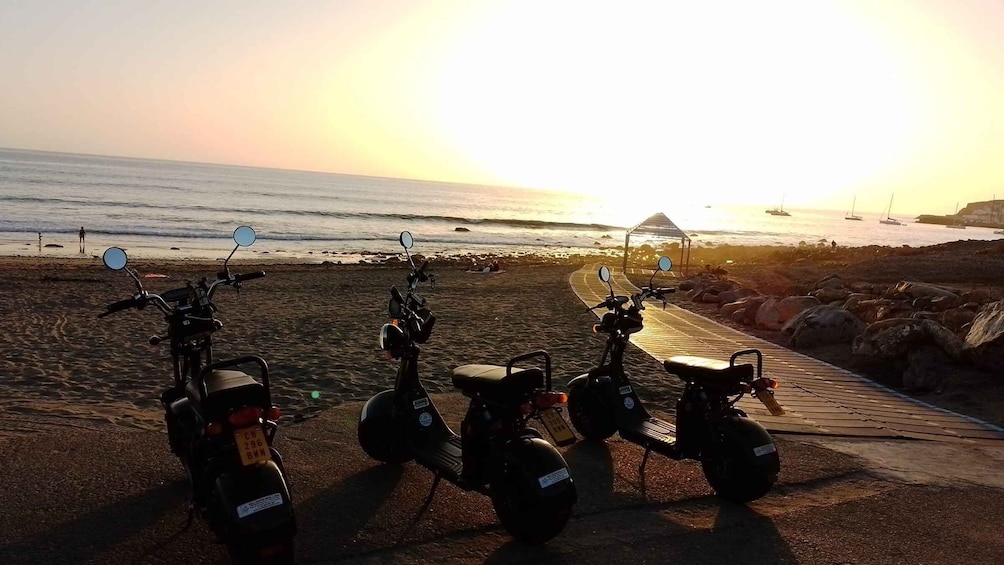 Picture 9 for Activity Maspalomas: 2-Seater Chopper E-Scooter Rental