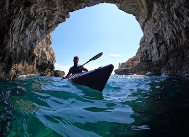 Pula: Blue Cave Kayaking and Snorkeling Tour with Wetsuit