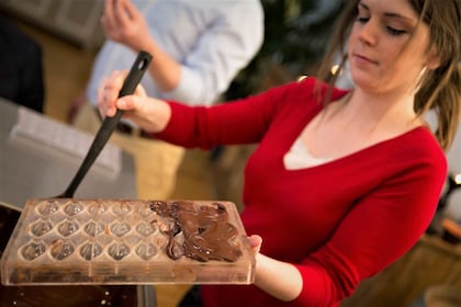 Bruxelles : Atelier chocolat et visite guidée à pied