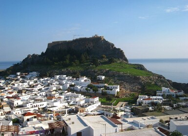 Lindos: Lindos by och Akropolis guidad vandring