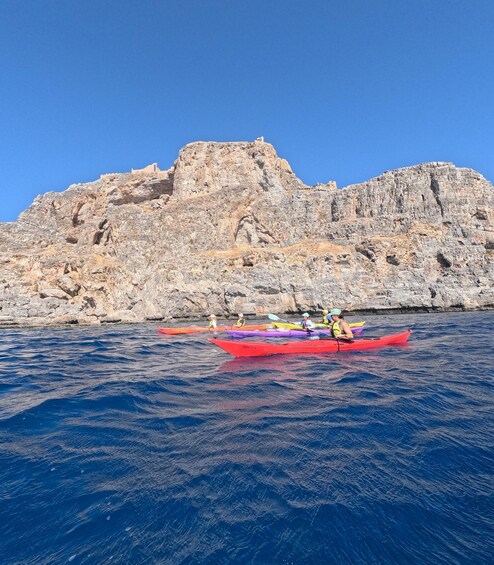 Picture 24 for Activity Lindos: Sea Kayaking & Acropolis of Lindos Tour with Lunch