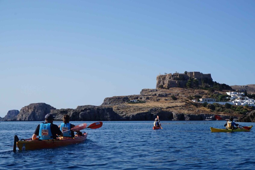 Picture 20 for Activity Lindos: Sea Kayaking & Acropolis of Lindos Tour with Lunch