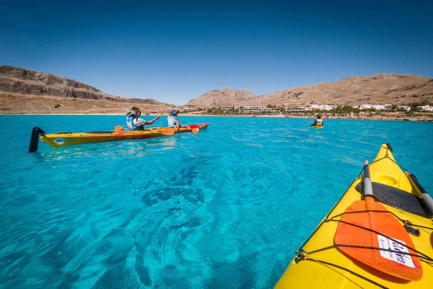 Picture 4 for Activity Sea Kayaking Tour – Discover Lindos and visit the Arc. Site