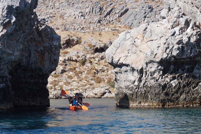 Picture 23 for Activity Sea Kayaking Tour – Discover Lindos and visit the Arc. Site