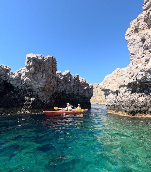 Picture 25 for Activity Lindos: Sea Kayaking & Acropolis of Lindos Tour with Lunch