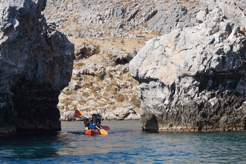 Picture 21 for Activity Lindos: Sea Kayaking & Acropolis of Lindos Tour with Lunch