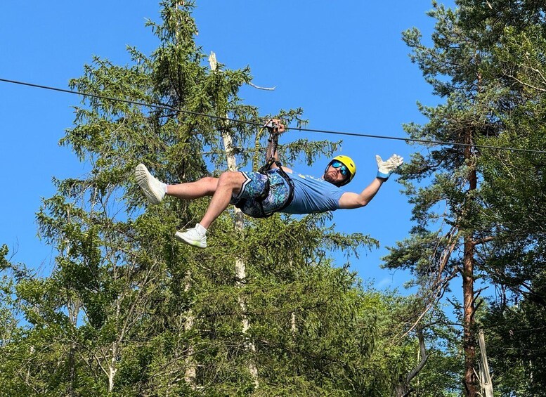 Zipline Over the Sava River