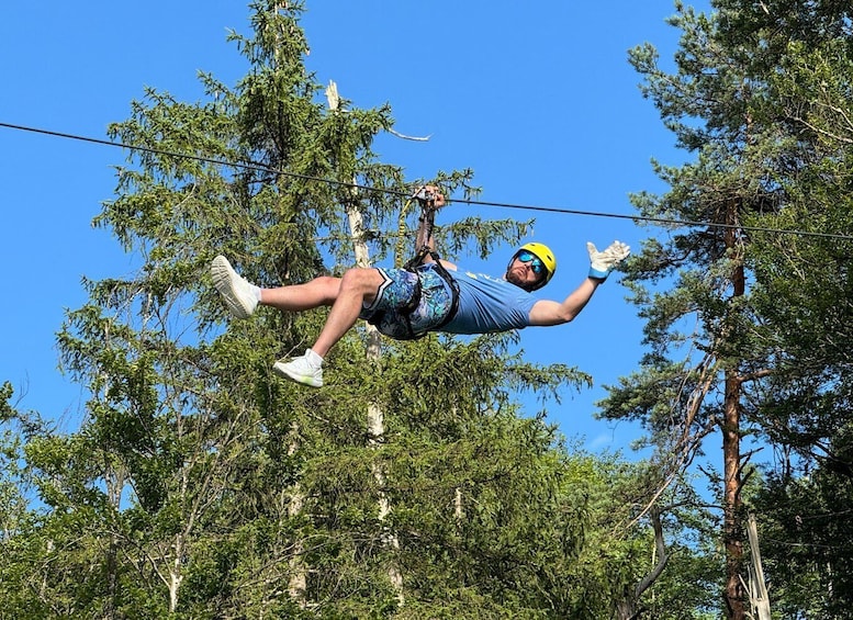 Zipline Over the Sava River