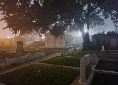 New Orleans: Cemetery Bus Tour At Dark med exklusiv tillgång