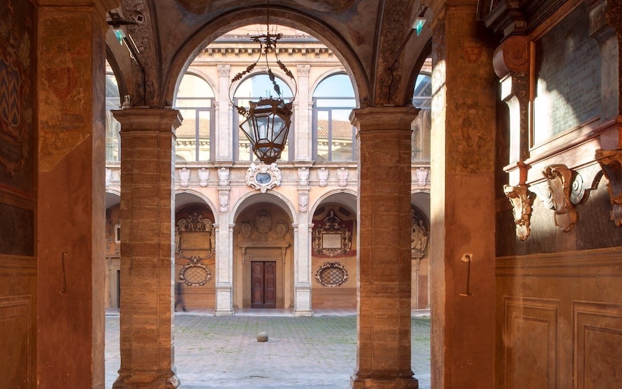 Picture 1 for Activity Bologna: Audio-Guided Archiginnasio Visit with Food Tasting