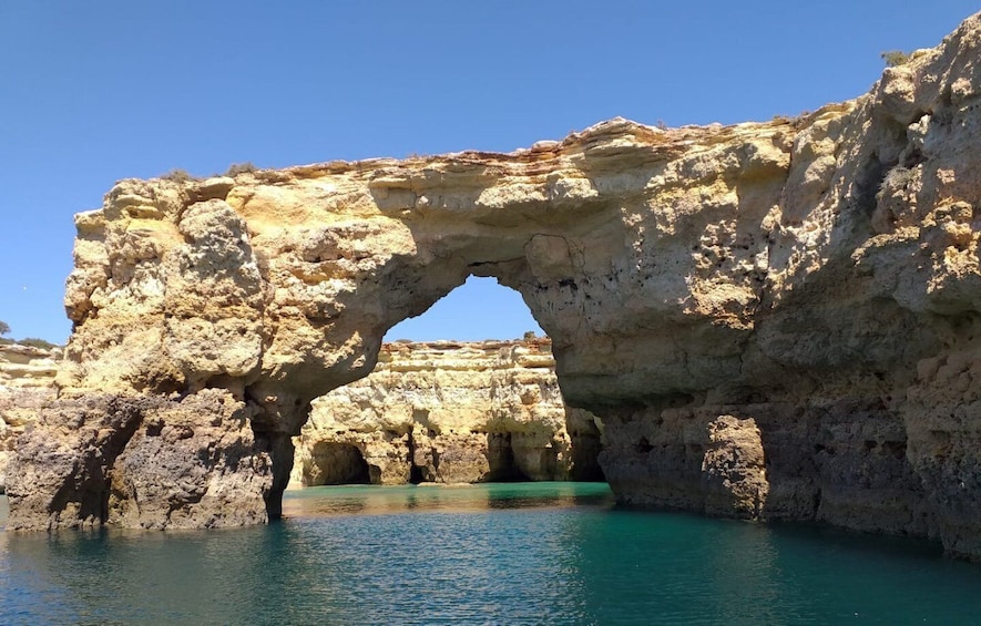 Picture 3 for Activity Albufeira: Coastline and Benagil Caves Tour by Catamaran